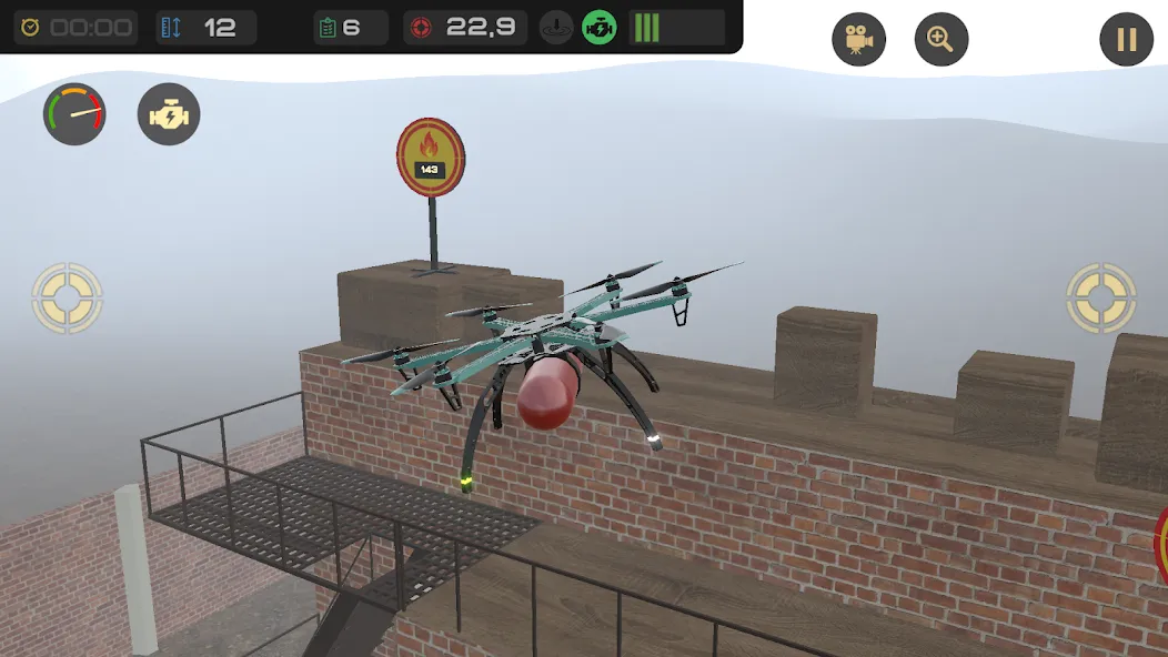 Edu Drone Simulator  [МОД Много монет] Screenshot 2