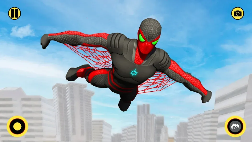 Spider Miami Rope Hero Ninja  [МОД Много монет] Screenshot 4