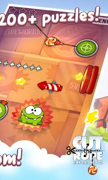 Cut the Rope: Experiments (Кат зе Роуп)  [МОД Unlimited Money] Screenshot 2