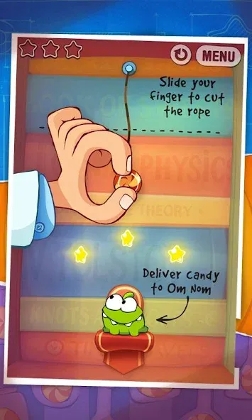 Cut the Rope: Experiments (Кат зе Роуп)  [МОД Unlimited Money] Screenshot 5