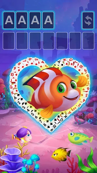 Solitaire Fish Klondike Card (Солитер Карточная игра Клондайк Фиш)  [МОД Mega Pack] Screenshot 4