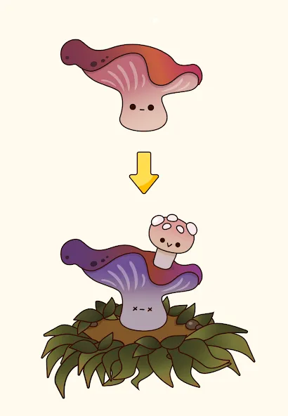 Mushroom Stories Clicker  [МОД Бесконечные деньги] Screenshot 4