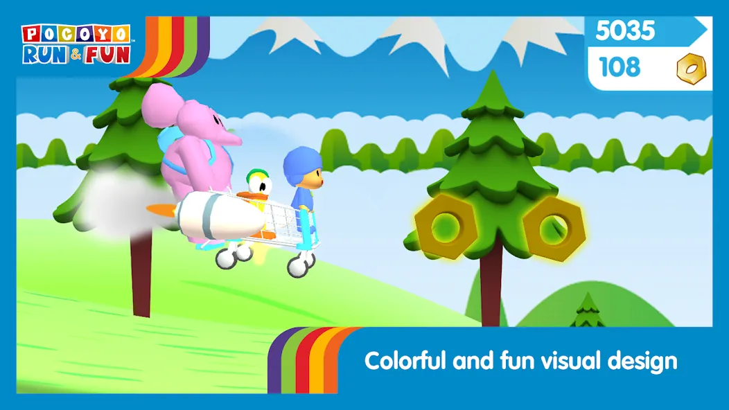 Pocoyo Run & Fun: Cartoon Jump  [МОД Unlimited Money] Screenshot 5