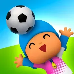 Скачать взлом Talking Pocoyo Football [МОД Mega Pack] на Андроид