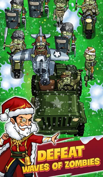 Zombie War Idle Defense Game (Зомби Война)  [МОД Много монет] Screenshot 4