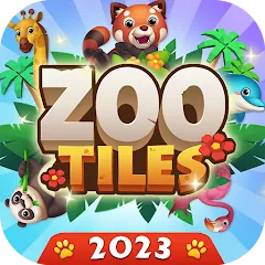 Скачать взлом Zoo Tile - Match Puzzle Game (Зу Тайл)  [МОД Бесконечные монеты] на Андроид