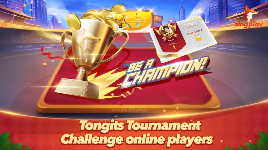 Tongits ZingPlay-Fun Challenge (Тонгитс ЗингПлэй)  [МОД Mega Pack] Screenshot 1