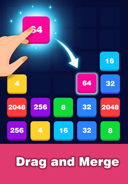 2248 Number block puzzle 2048 (Две тысячи двести сорок восемь)  [МОД Unlimited Money] Screenshot 4