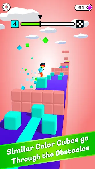 Block Surfer (Блок Серфер)  [МОД Меню] Screenshot 2