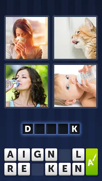 4 Pics 1 Word (Картинки 1 Слово)  [МОД Menu] Screenshot 4