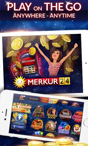 Merkur24 – Slots & Casino (Меркур24 Казино)  [МОД Бесконечные деньги] Screenshot 4