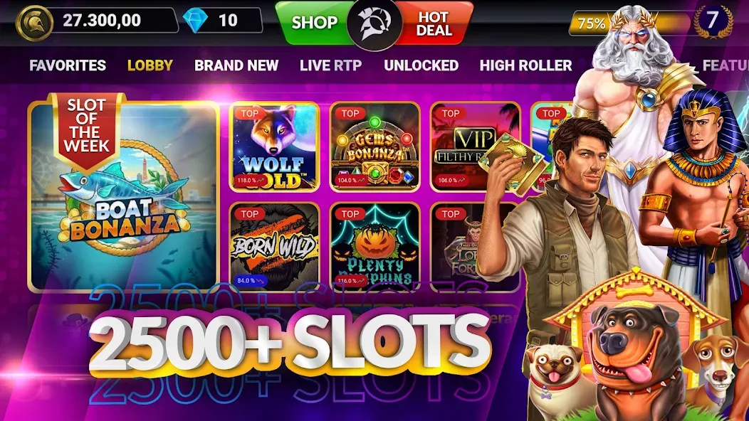 SpinArena Online Casino Slots (СпинАрена Онлайн Казино Слоты)  [МОД Unlocked] Screenshot 1