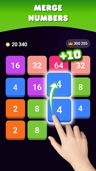 2048: Puzzle Game! Merge Block (Две тысячи сорок восемь)  [МОД Бесконечные деньги] Screenshot 1