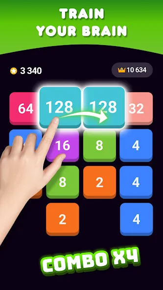 2048: Puzzle Game! Merge Block (Две тысячи сорок восемь)  [МОД Бесконечные деньги] Screenshot 5