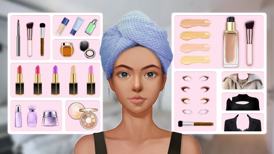 Makeup Stylist: Makeup Game (Сам сделай макияж)  [МОД Много монет] Screenshot 1