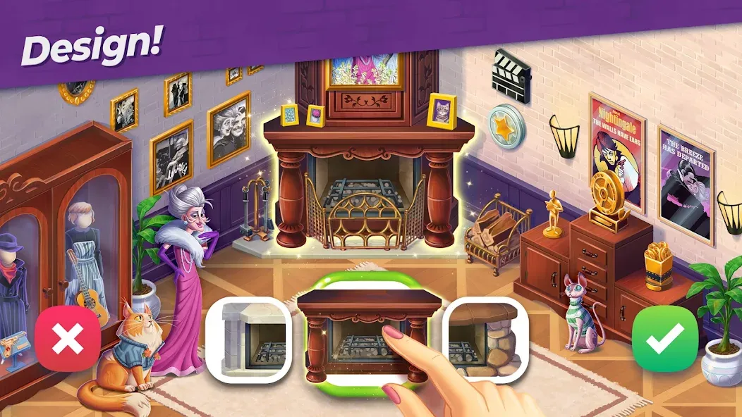 Penny & Flo: Home Renovation  [МОД Бесконечные монеты] Screenshot 4