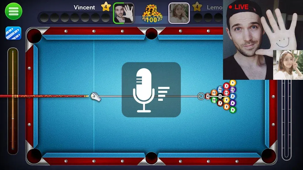 8 Ball Live - Billiards Games (Бол Лайв)  [МОД Menu] Screenshot 5