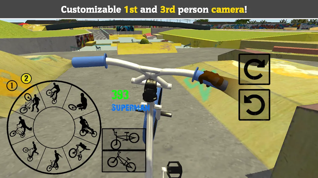 BMX FE3D 2 (БМХ ФЭ3Д 2)  [МОД Бесконечные деньги] Screenshot 2