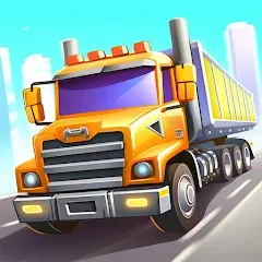 Скачать взлом Transit King: Truck Simulator (Транзит Кинг Тайкун)  [МОД Mega Pack] на Андроид