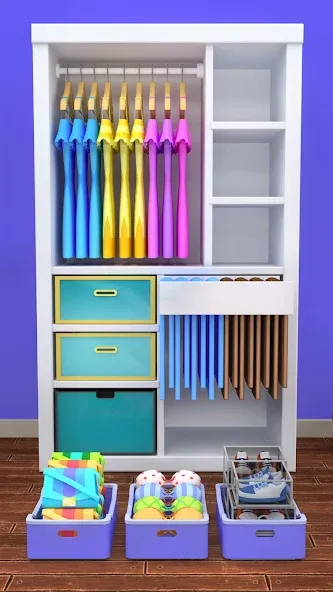 Fill the Closet: Organize Game (Фил зе Клозет)  [МОД Unlocked] Screenshot 5