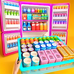 Скачать взлом Fill Up Fridge: Organizing Game [МОД Unlocked] на Андроид