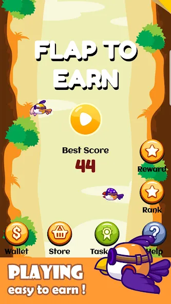 Flap To Earn (Флап Ту Ирн)  [МОД Много монет] Screenshot 5