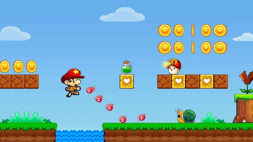 Bob's World - Super Bob Run (Боб Ворлд)  [МОД Бесконечные монеты] Screenshot 4