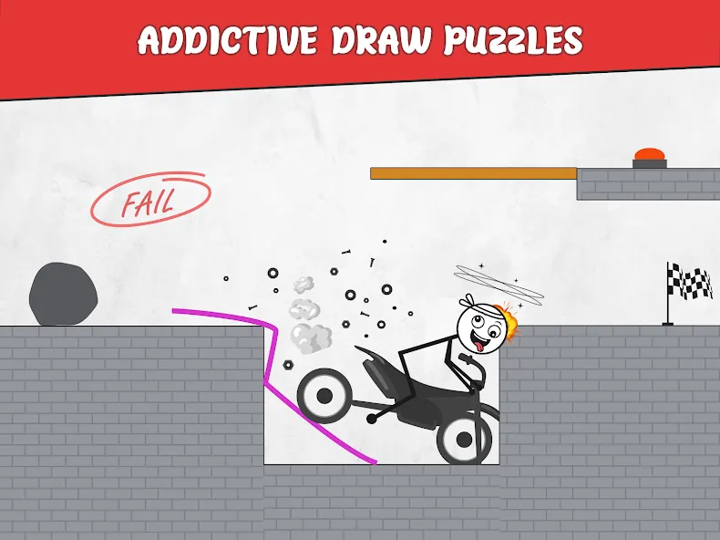 Draw Bridge: Puzzle Games (Дроу Бридж)  [МОД Меню] Screenshot 3