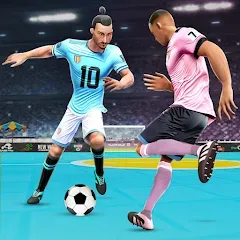 Скачать взлом Indoor Futsal: Football Games (Индор Футзал)  [МОД Бесконечные деньги] на Андроид