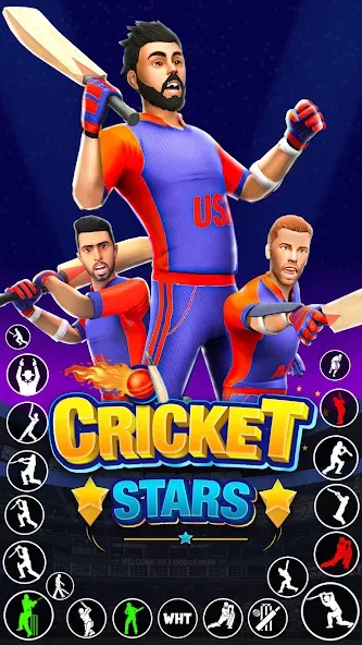 Play Cricket Games (Плей Крикет Геймс)  [МОД Все открыто] Screenshot 4