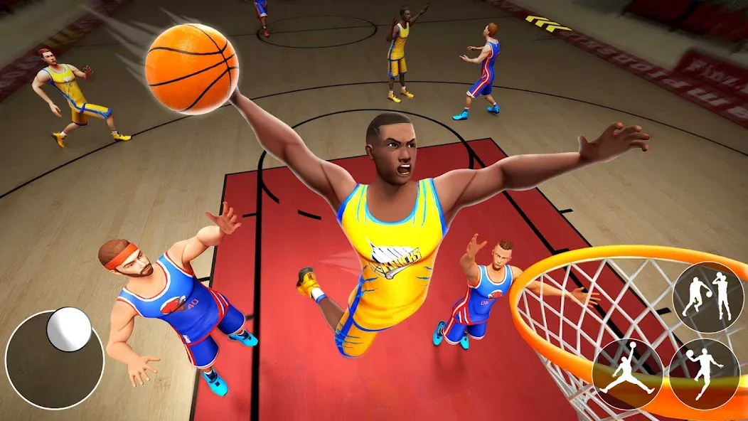 Dunk Smash: Basketball Games (Баскетбольные игры)  [МОД Много денег] Screenshot 1