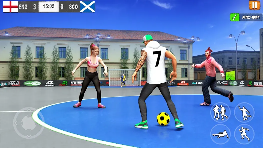 Street Football: Futsal Games (Стрит Футбол)  [МОД Unlimited Money] Screenshot 2