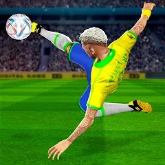 Скачать взлом Play Football: Soccer Games (тар Футбол 23)  [МОД Mega Pack] на Андроид