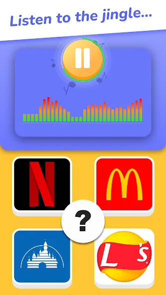 Jingle Quiz: logo music trivia (Джингл Квиз)  [МОД Unlocked] Screenshot 1