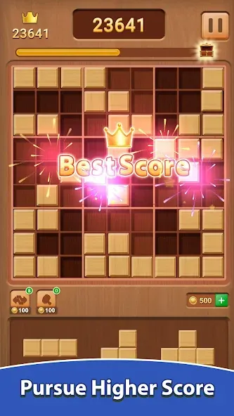 Wood Block Puzzle (Вуд Блок Пазл)  [МОД Все открыто] Screenshot 3