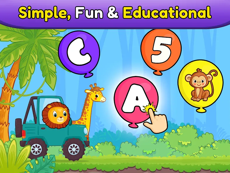 Balloon Pop Kids Learning Game  [МОД Mega Pack] Screenshot 2