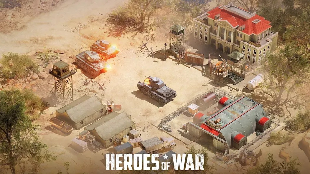Heroes of War: Idle army game (Герои войны)  [МОД Меню] Screenshot 3
