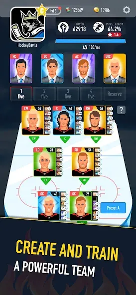 Hockey Battle 2 (Хоккей Батл 2)  [МОД Много денег] Screenshot 3