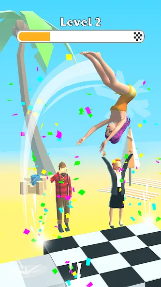 Human Flip: Jump Master Game (Хуман Флип)  [МОД Unlocked] Screenshot 2