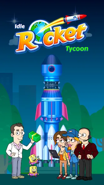 Idle Rocket Tycoon (Айдл Рокет Тайкун)  [МОД Много монет] Screenshot 5