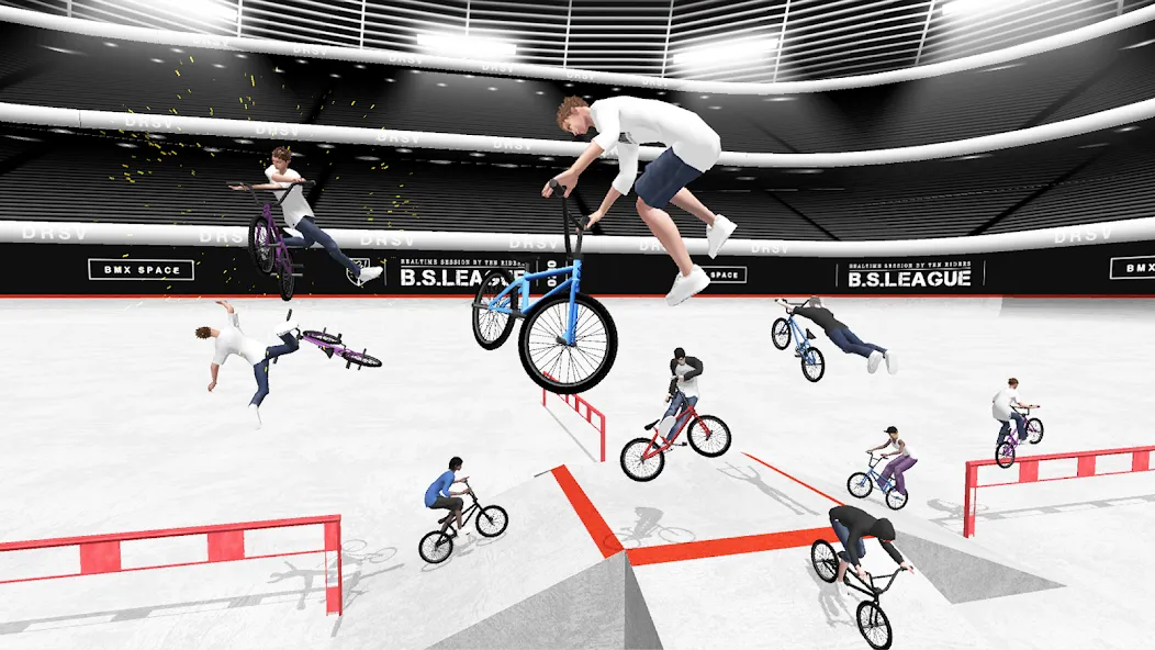 BMX Space (БМХ Спейс)  [МОД Все открыто] Screenshot 1