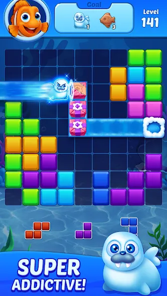 Block Puzzle Ocean  [МОД Меню] Screenshot 5