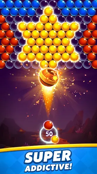 Bubble Shooter  [МОД Бесконечные монеты] Screenshot 1