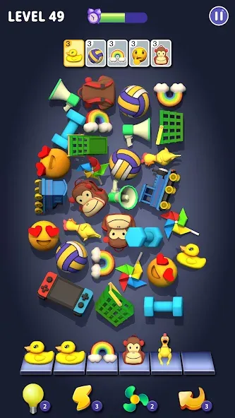 Matching Fun: Match Triple 3D (Матчинг Фан)  [МОД Unlimited Money] Screenshot 2