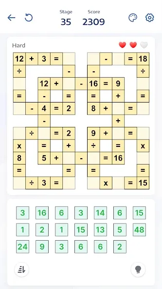 Crossmath - Math Puzzle Games (Математические головоломки игры)  [МОД Много денег] Screenshot 1