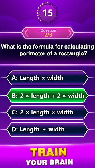 Math Trivia - Quiz Puzzle Game (Математические загадки)  [МОД Все открыто] Screenshot 3