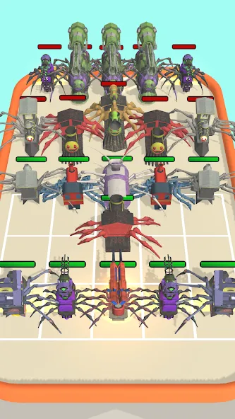 Merge Spider Train  [МОД Unlocked] Screenshot 5