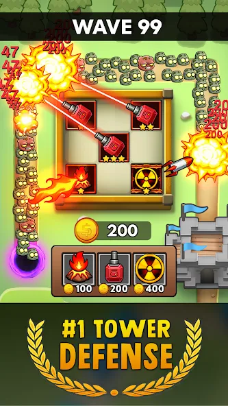 Merge Clash: Tower Defense TD (Мердж Клаш)  [МОД Unlimited Money] Screenshot 2