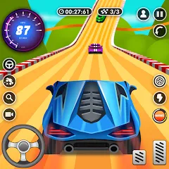 Скачать взлом Nitro Jump - Car Racing (Нитро Джамп Рейсинг)  [МОД Много денег] на Андроид