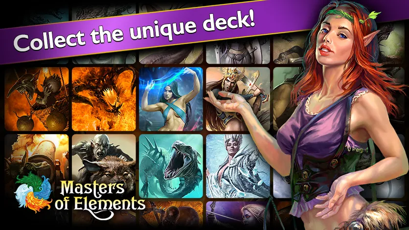 Masters of Elements－Online CCG  [МОД Бесконечные деньги] Screenshot 2